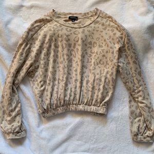medium originality cheetah print longsleeve